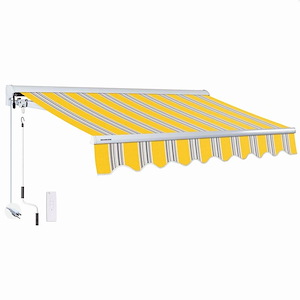 Luxury Series Retractable Awning-Premium Quality Fully Assembled UV Sun Shade Canopy