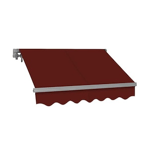 Slim-Gray Series-Manual Retractable Awning-Quality Fully Assembled UV Sun Shade Canopy