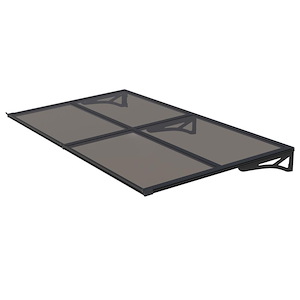 PS Series Solid Polycarbonate Mounted Awning
