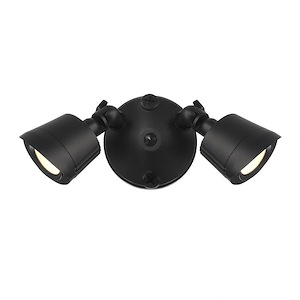 44W 2 LED Outdoor Double Flood Light-4.13 Inches Tall and 7.87 Inches Wide