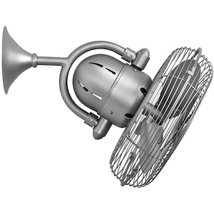 Fort Warren - 3 Blade Wall Fan In Contemporary and Transitional Style-13 Inches Tall and 13 Inches Wide