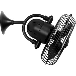 Fort Warren - 3 Blade Wall Fan In Contemporary and Transitional Style-13 Inches Tall and 13 Inches Wide