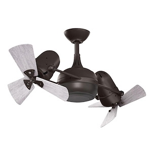 St Andrews Coppice LK - Rotational Ceiling Fan with LED Light Kit in Contemporary Style 14 Inches Tall and 40 Inches Wide