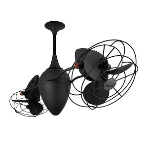 Allison Point - 6 Blade Ceiling Fan In Contemporary and Transitional Style-12 Inches Tall and 46 Inches Wide