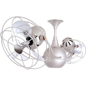 Hill View Beeches 6-Blade Damp Rated Ceiling Fan In Contemporary and Transitional Style