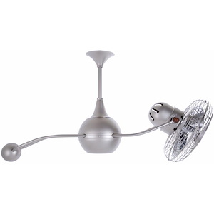Ashridge Avenue 3-Blade Damp Rated Ceiling Fan In Contemporary and Transitional Style-7 Inches Tall and 39 Inches Wide