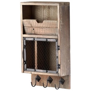 Beacon Woods - 11 Inch Wall Organizer