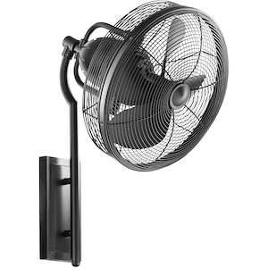 Veranda - 4 Blade Wall Fan-23.5 Inches Tall and 16 Inches Wide