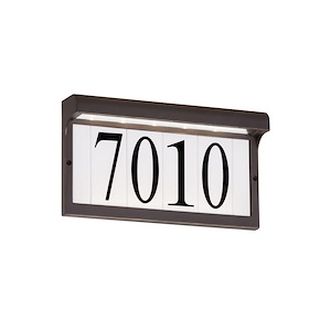 12.25 Inch 2W 1 LED Outdoor Address Light