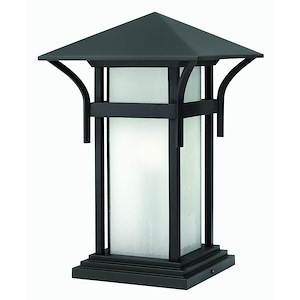 Carter Dell - 1 Light Large Outdoor Low Voltage Pier Mount Lantern in Craftsman-Coastal Style - 11 Inches Wide by 17 Inches High