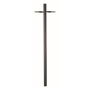 Accessory-Burial Pole with Photo Cell in Traditional style-19 Inches wide by 84 inches high
