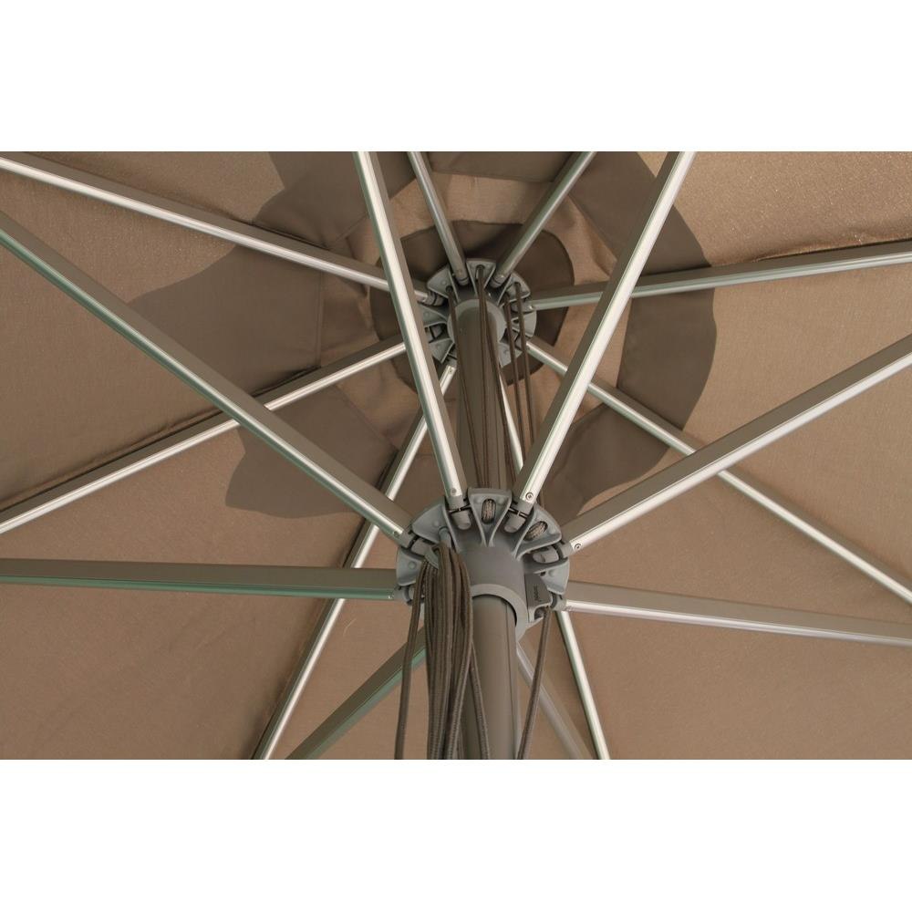 Bambrella - 3-5mR-H - Hurricane - 12 Foot Round Aluminum Market Umbrella with Pulley Lift Bambrella - 3-5mR-H - Hurricane - 12 Foot Round Aluminum Market Umbrella with Pulley Lift
