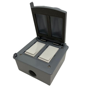 Affinity - Manual Outdoor Dual 20 AMP Switch - 120-277V