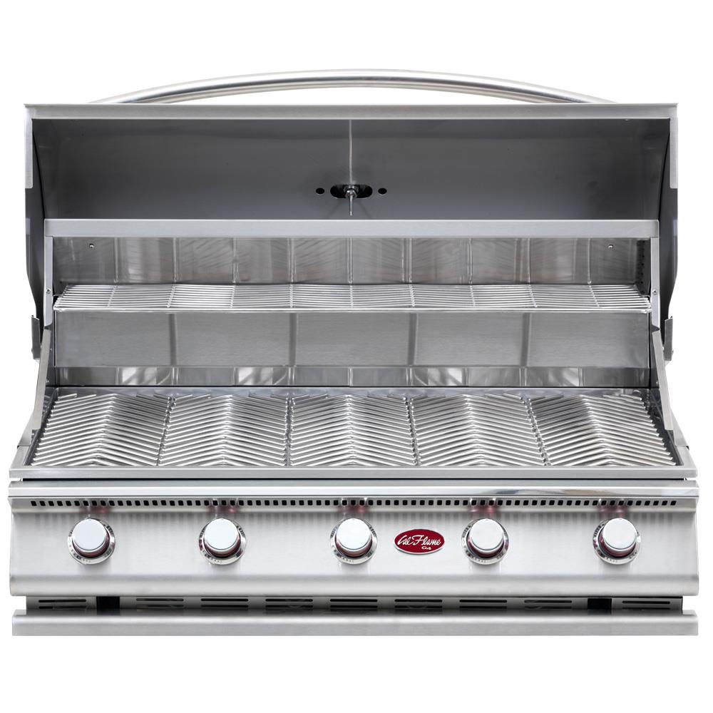 Cal Flame Top Gun Stainless Steel 5-Burner Built-In Grill in the