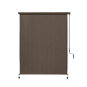 90% UV Block Wand Operated Outdoor Roller Shade 4 x 6 Foot