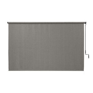 85% UV Block Wand Operated Outdoor Roller Shade 8 x 6 Foot