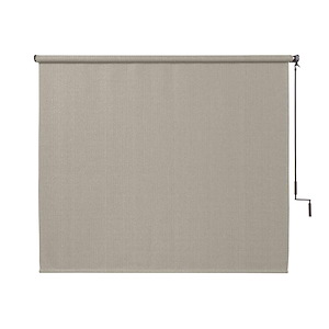 85% UV Block Wand Operated Outdoor Roller Shade 6 x 7 Foot
