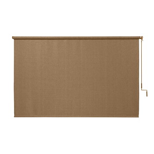 85% UV Block Wand Operated Outdoor Roller Shade 8 x 7 Foot