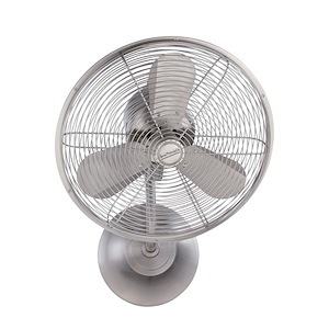 Bellows I - Hard-Wired Wall Fan in Outdoor Style - 16 inches wide by 21 inches high