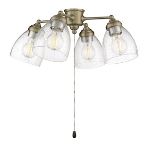 Accessory - 32W 4 LED Ceiling Fan Light Kit In Transitional Style-8.14 Inches Tall and 20.23 Inche Wide - 920817