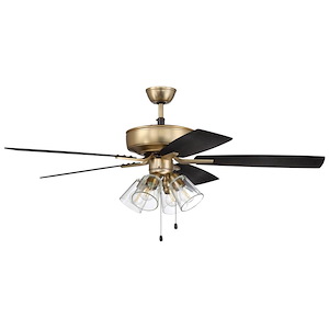 Pro Plus 104 Series - 52 Inch 5 Blade Ceiling Fan with Light Kit