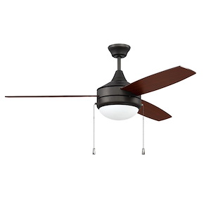 Phaze - 3 Blade Ceiling Fan with Light Kit in Modern-Contemporary Style - 52 inches wide by 16.73 inches high - 1216021