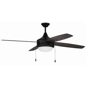 Phaze - 4 Blade Ceiling Fan with Light Kit-16.73 Inches Tall and 52 Inches Wide - 1338241
