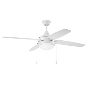Phaze - 4 Blade Ceiling Fan with Light Kit in Modern-Contemporary Style - 52 inches wide by 16.73 inches high - 1215878