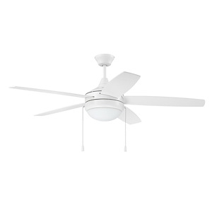 Phaze - 5 Blade Ceiling Fan with Light Kit in Modern-Contemporary Style - 52 inches wide by 16.73 inches high - 1215929