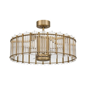 Reveal - 20W 5 LED Fandelier-17.31 Inches Tall and 24 Inches Wide