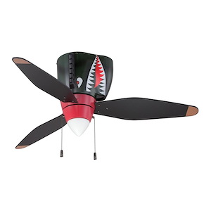 WarPlanes - 48 Inch Ceiling Fan With Light Kit