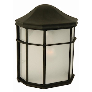 One Light Outdoor Small Wall Bracket in Traditional Style - 7.4 inches wide by 9.75 inches high - 179322