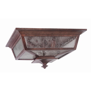 Argent II - 3 Light Large Outdoor Flush Mount In Transitional Style-6.5 Inches Tall and 14 Inches Wide - 284805