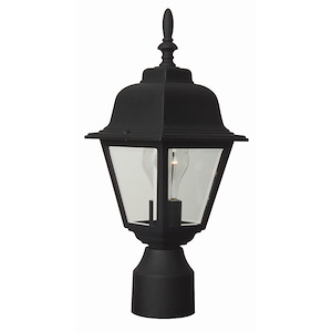 One Outdoor Small Post Light in Traditional Style - 6 inches wide by 16 inches high - 179373
