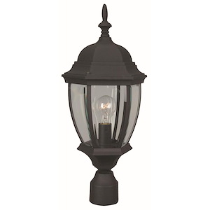 One Light Outdoor Post Lamp in Traditional Style - 9.5 inches wide by 20.5 inches high - 1216005