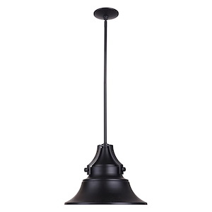 Union - 1 Light Small Outdoor Pendant-6.5 Inches Tall and 8 Inches Wide - 1338274