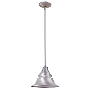 Union - 1 Light Small Outdoor Pendant In Transitional Style-44.13 Inches Tall and 8 Inches Wide - 1216040