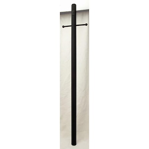 Direct Burial Outdoor Post with Photocell (Post Only) in Traditional Style - 3 inches wide by 15.75 inches high