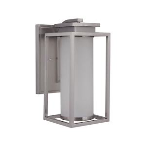 Vailridge - 8W 1 LED Outdoor Small Wall Lantern in Transitional Style - 5.88 inches wide by 12.25 inches high