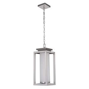 Vailridge - 10W 1 LED Large Outdoor Pendant In Transitional/Industrial Style-21.5 Inches Tall and 9 Inches Wide