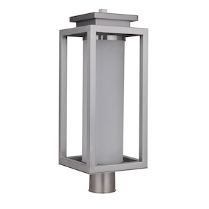 Vailridge - 10W 1 LED Outdoor Large Post Lantern in Transitional Style - 9 inches wide by 19.75 inches high