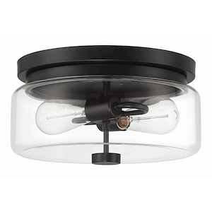 Bennet - 2 Light Outdoor Flush Mount-6.75 Inches Tall and 13 Inches Wide - 1274966