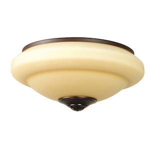 Economy - Two Light Ceiling Fan Kit in Traditional Style - 10 inches wide by 5.25 inches high - 1216167