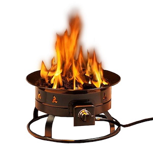 Heininger - 19 Inch Propane Outdoor Fire Pit