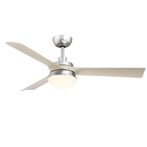 Barlow - 3 Blade Ceiling Fan with Light Kit-16.64 Inch Tall and 52 Inch Wide