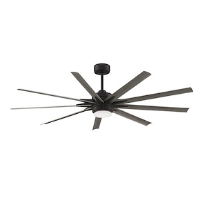 Odyn Custom - 9 Blade Ceiling Fan with Light Kit-22.64 Inches Tall and 72 Inches Wide - 822310