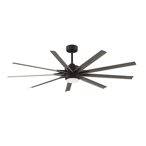Odyn Custom - 9 Blade Ceiling Fan with Light Kit-22.64 Inches Tall and 72 Inches Wide - 822310
