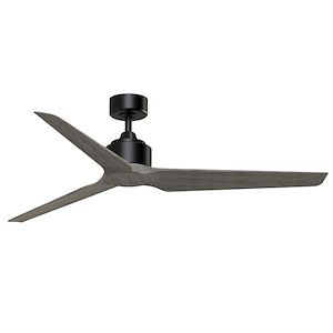 TriAire Custom - 3 Blade Ceiling Fan with Light Kit-14.62 Inches Tall and 60 Inches Wide - 1278528