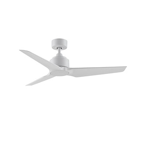 TriAire Custom - 3 Blade Ceiling Fan with Light Kit-14.62 Inches Tall and 48 Inches Wide - 1278527
