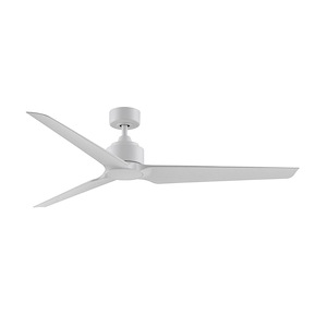 TriAire Custom - 3 Blade Indoor/Outdoor Marine Grade Ceiling Fan with Light Kit-12.42 Inches Tall and 64 Inches Wide - 1336668